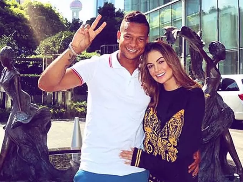 Fredy Guarín y Sara Uribe