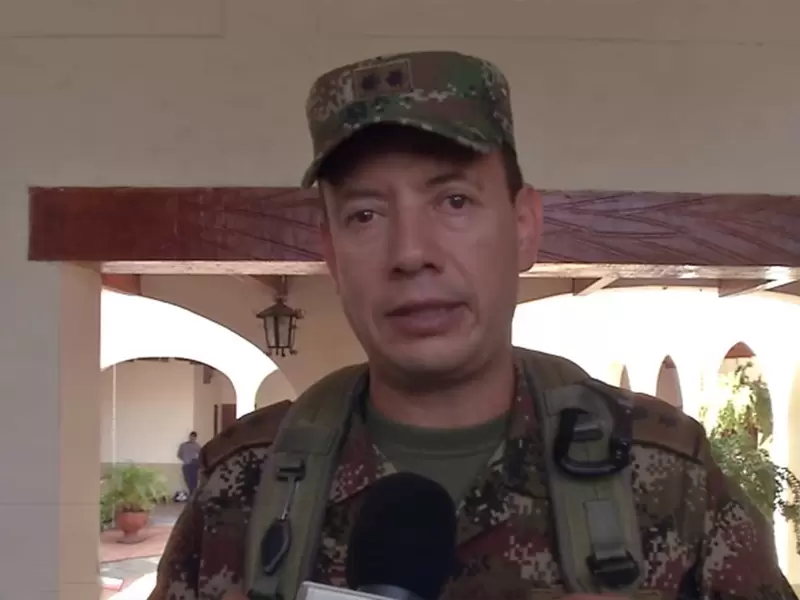 El general Luis Fernando Rojas.