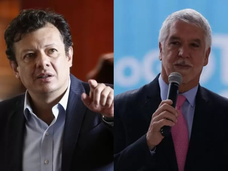 Hollman Morris y Enrique Peñalosa