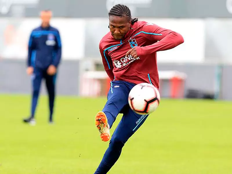 Hugo Rodallega ya suma tres temporadas en el Trabzonspor de Turquía