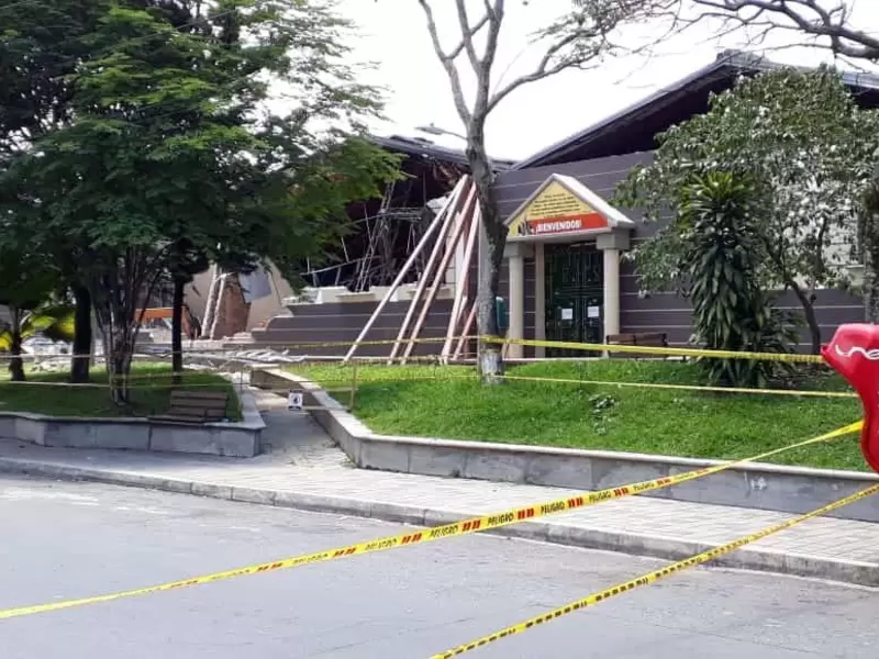 Desplome de iglesia en Itagüí Desplome de iglesia en Itagüí