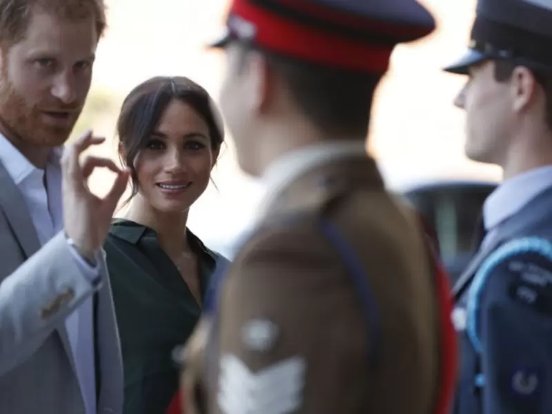 El príncipe Harry y la duquesa de Sussex, Meghan Markle.