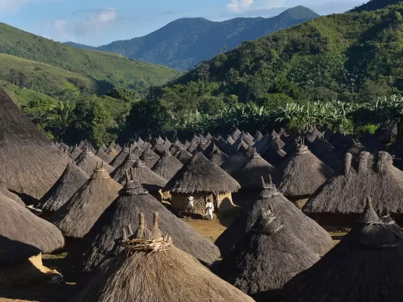 Asentamiento Kogui en la Sierra Nevada de Santa Marta