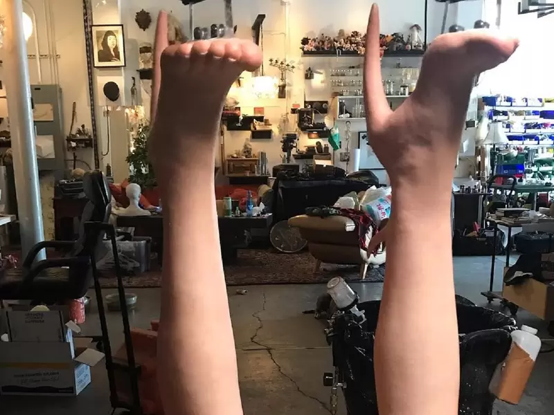 tacones que simulan la piel