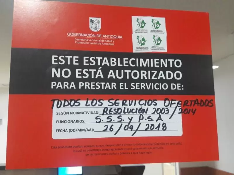 Ordenan el cierre definitivo de la clínica Esimed de la 80