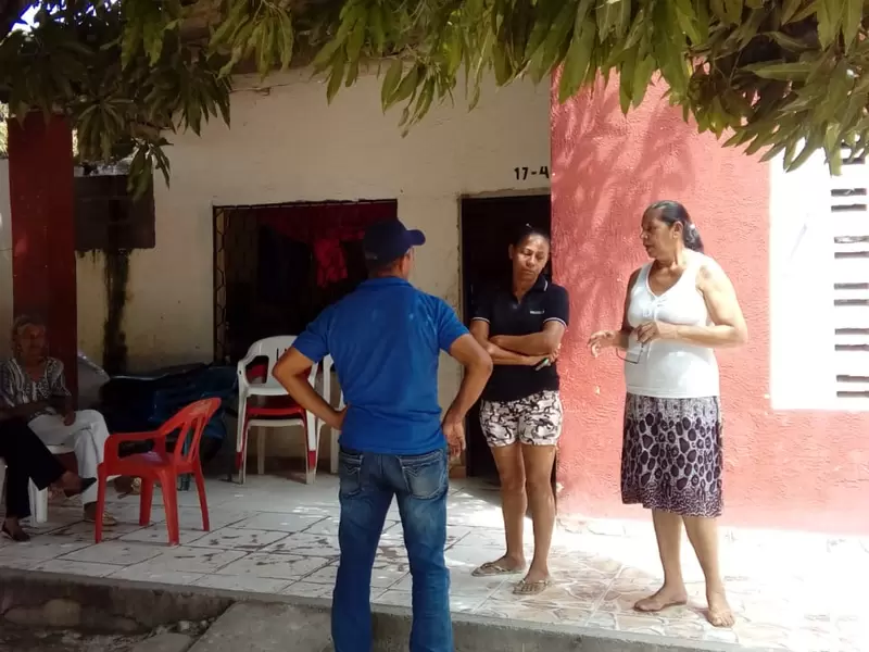 Casa de la familia de la menor de 9 años asesinada en Fundación.