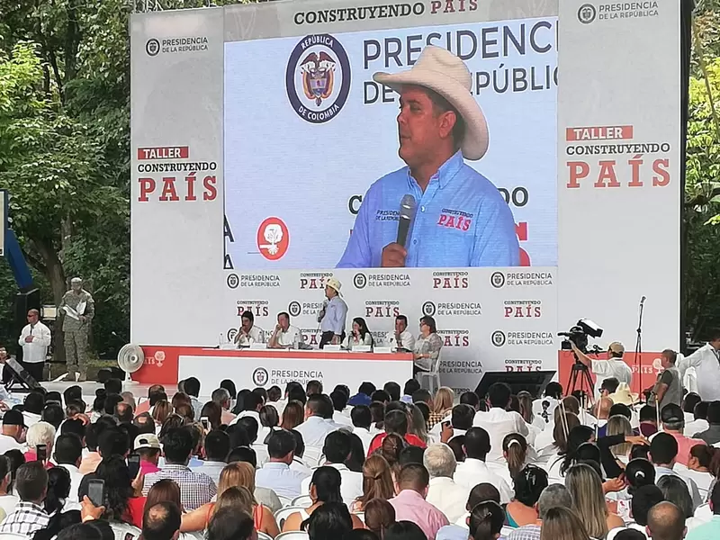 Presidente Iván Duque, en Garzón, Huila.