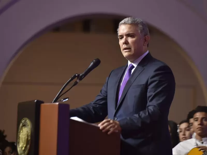 Presidente colombiano Iván Duque Márquez