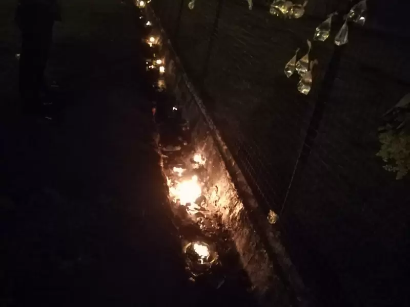 Ofrenda a las almas en pena. Cementerio del Sur, Bogotá