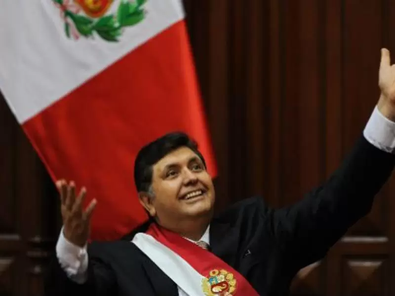 Expresidente peruano Alan García.