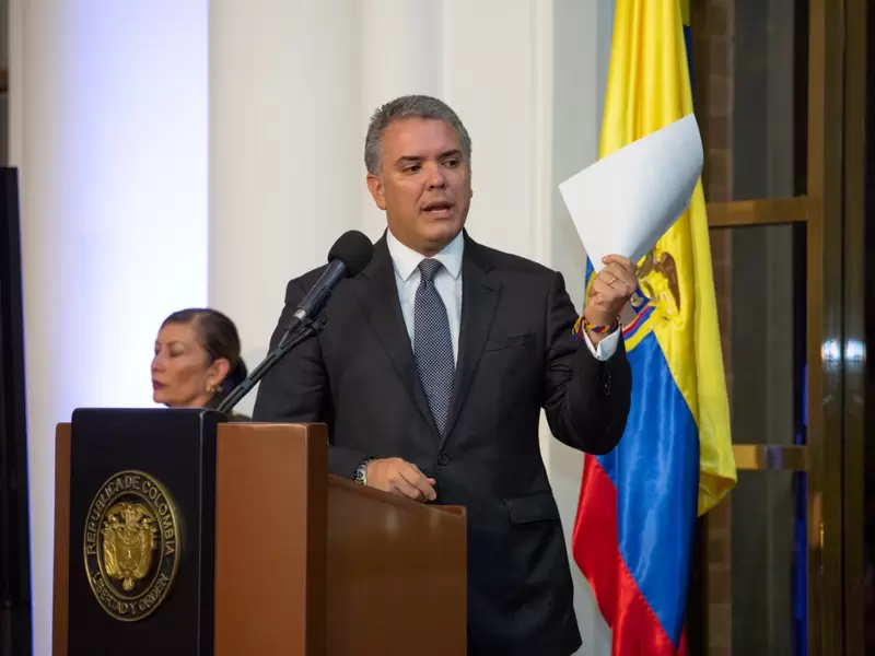 Iván Duque, presidente de Colombia Iván Duque, presidente de Colombia