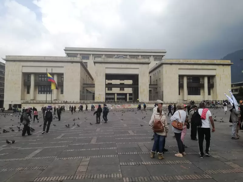 Palacio de Justicia, plaza de Bolívar, en Bogotá