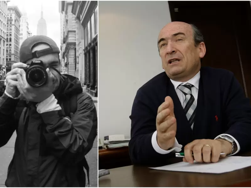 Alejandro Pizano Ponce de León y Jorge Enrique Pizano, hijo y padre fallecidos