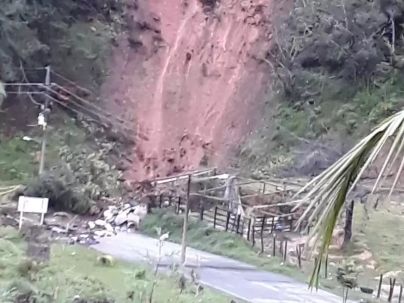 Deslizamientos en el municipio de El Peñol, Antioquia