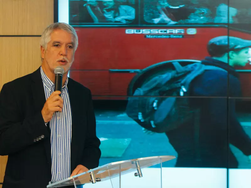 El alcalde de Bogotá, Enrique Peñalosa