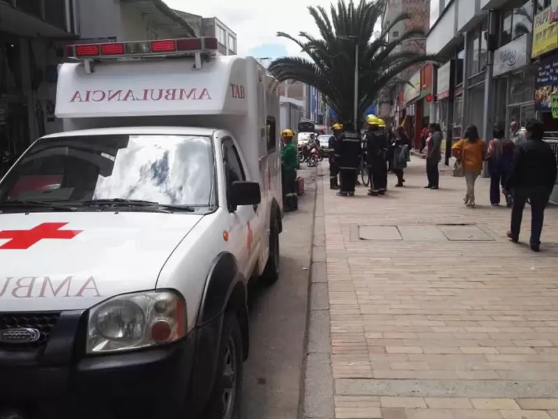 Evacuación sede del Sena en Sogamoso Evacuación sede del Sena en Sogamoso