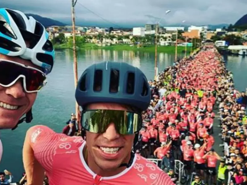 Chris Froome y Rigoberto Urán - El Giro de Rigo