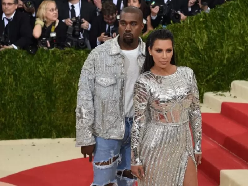 Kim kardashian y Kanye West