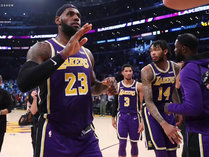 LeBron James, figura de los Lakers