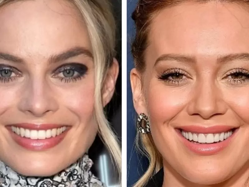 Margot Robbie y Hilary Duff Margot Robbie y Hilary Duff