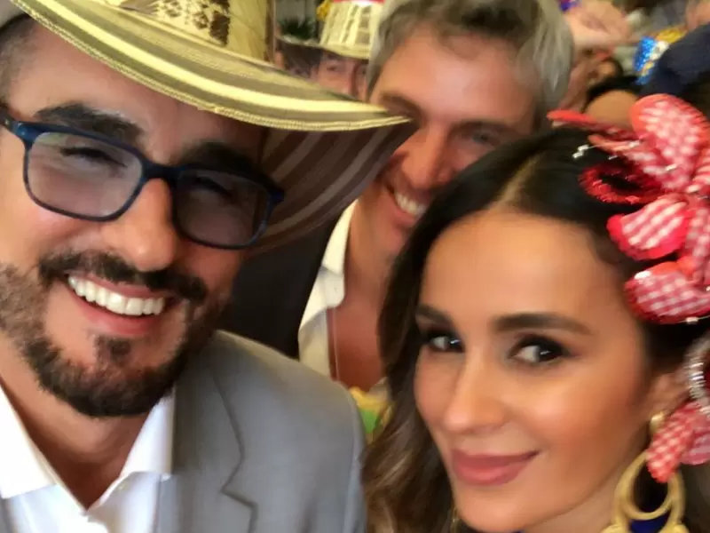 Miguel Varoni y Catherine Siachoque