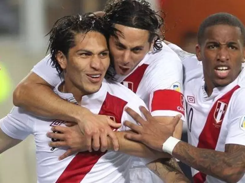 Jugadores de la Selección de Perú