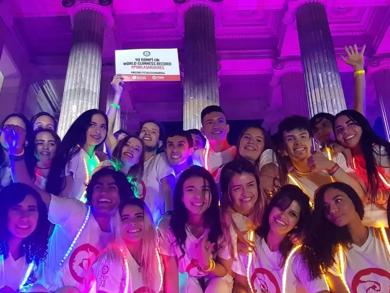 El evento se cumplió en la Plaza de Bolívar.