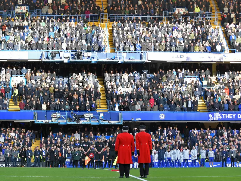 El denominado remembrance day en el Chelsea vs Everton