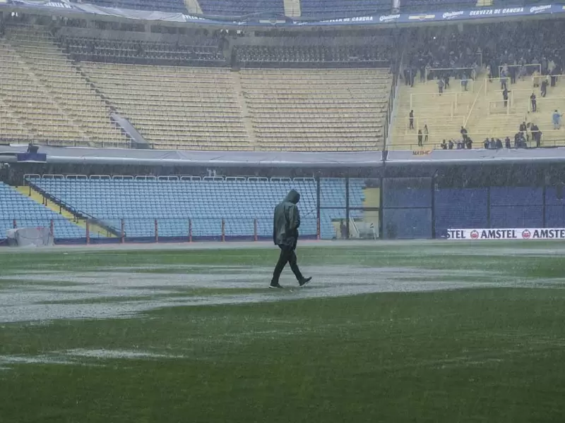 Cancha de La Bombonera antes del Boca - River, final de la Libertadores