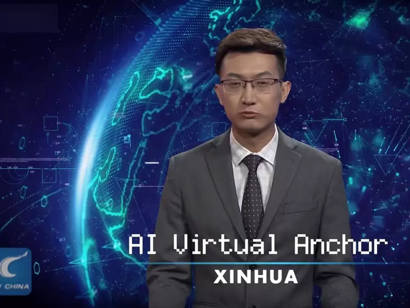Xinhua usa un presentador virtual para reportar las noticias