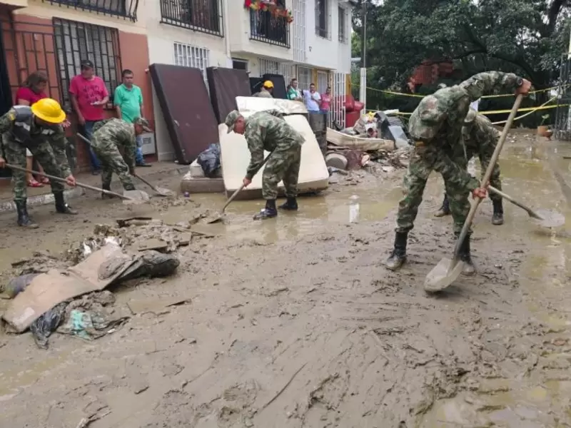 Siete municipios atienden emergencias por lluvias en Antioquia.