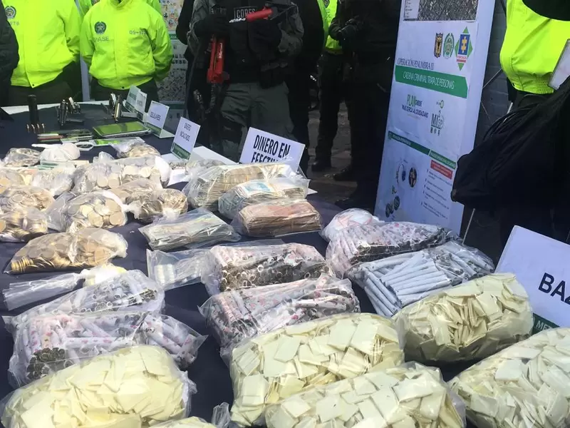 Operativos en el barrio Santa Fe, en Bogotá