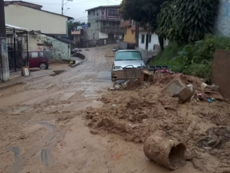 Referencial lluvias en Medellín.