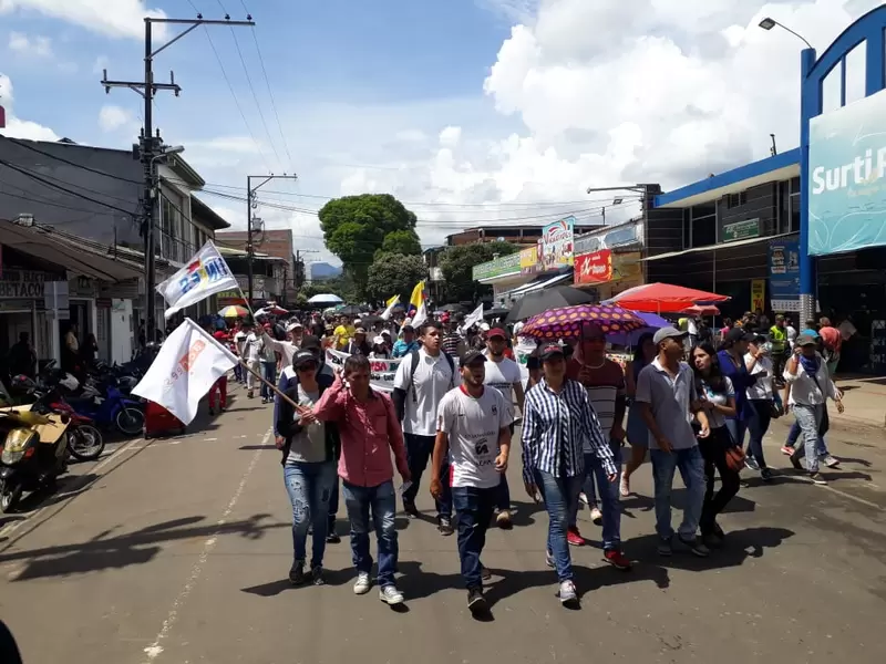 Marchas en Florencia, Caquetá.