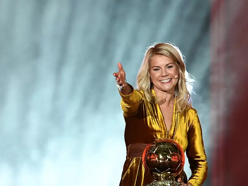 Ada Hegerberg, ganadora del Balón de Oro femenino 2018.