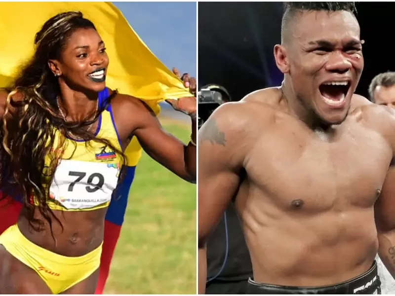 Caterine Ibargüen y Eléider Álvarez, deportistas colombianos en el Top diez del año