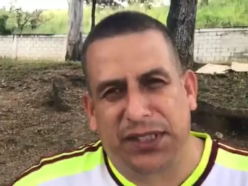 Israel Cáceres, de 44 años de edad, es uno de los colombianos detenidos. Israel Cáceres de 44 años de edad, es uno de los colombianos detenidos.