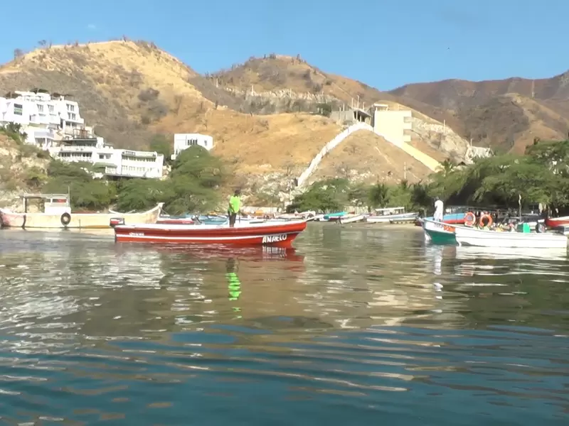 Balneario de Taganga en Santa Marta