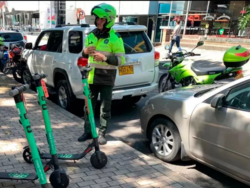 Patinetas eléctricas en la ciudad de Bogotá