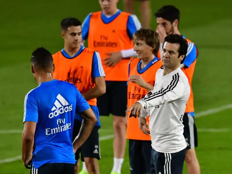 Santiago Solari, primer entrenamiento dirigiendo el Real Madrid Santiago Solari, primer entrenamiento dirigiendo el Real Madrid