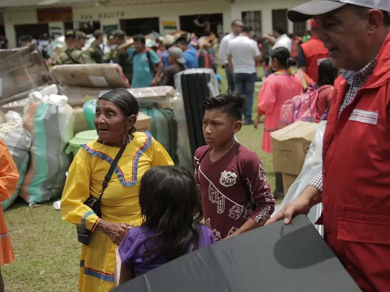 Indígenas emberas regresan a sus territorios
