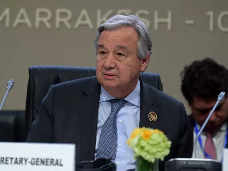 Antonio Guterres, Secretario General de la ONU.