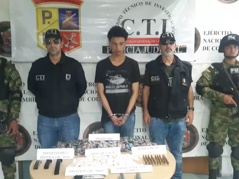Capturaron a Alias Totono, uno de los más buscados de Medellín