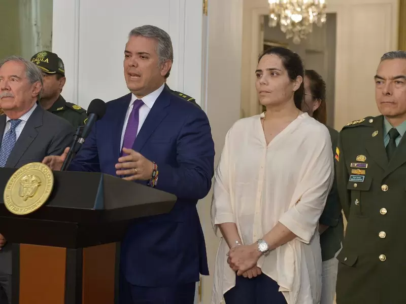 Presidente Iván Duque se reunió con la familiar de Gabo rescatada