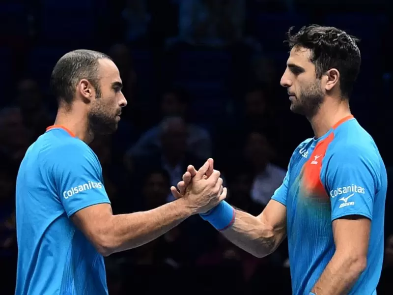 Juan Sebastián Cabal y Robert Farah, tenistas colombianos