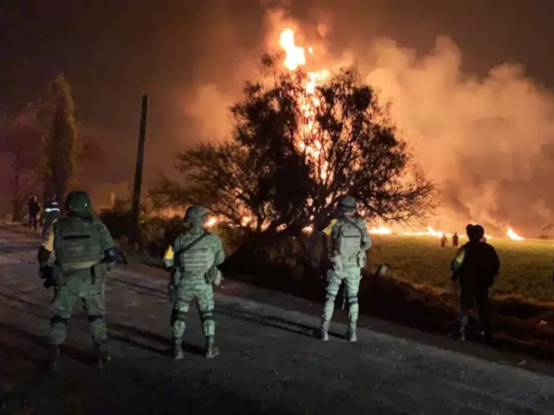 Incendio en México