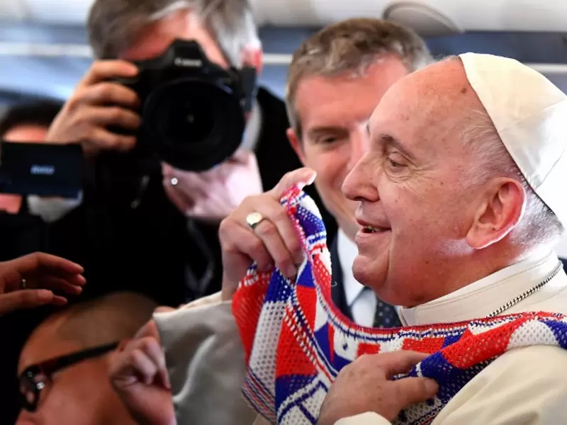Papa Francisco llegó a Panamá para Jornada Mundial de la Juventud