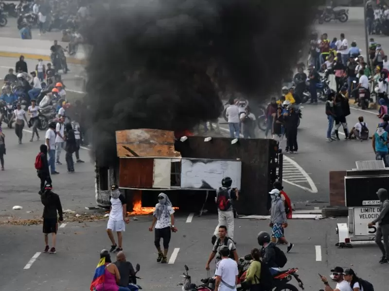 Protestas en Venezuela por la situación política
