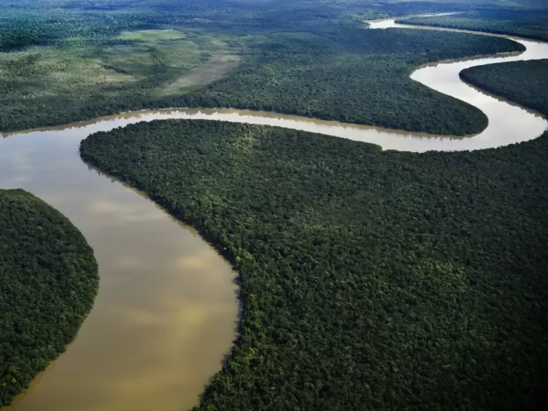 Río Inírida, en el departamento del Guainía