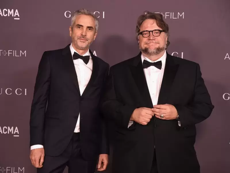 Alfonso Cuarón y Guillermo del Toro, directores mexicanos Alfonso Cuarón y Guillermo del Toro, directores mexicanos